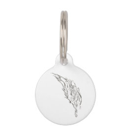 abstract ペット　ネームタグ