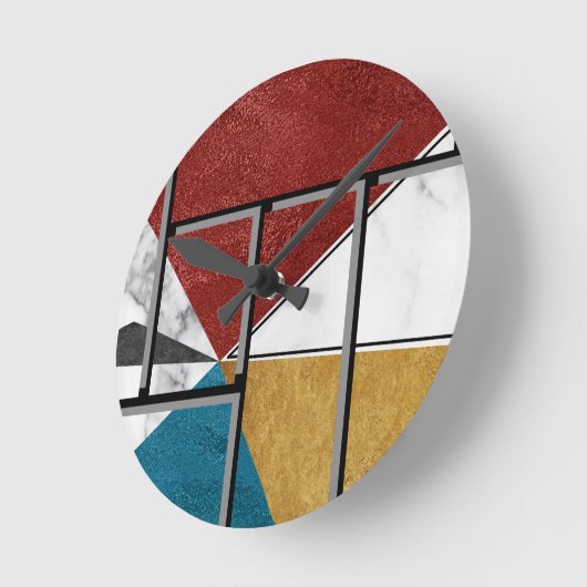 Abstract ラウンド壁時計 (傾斜)