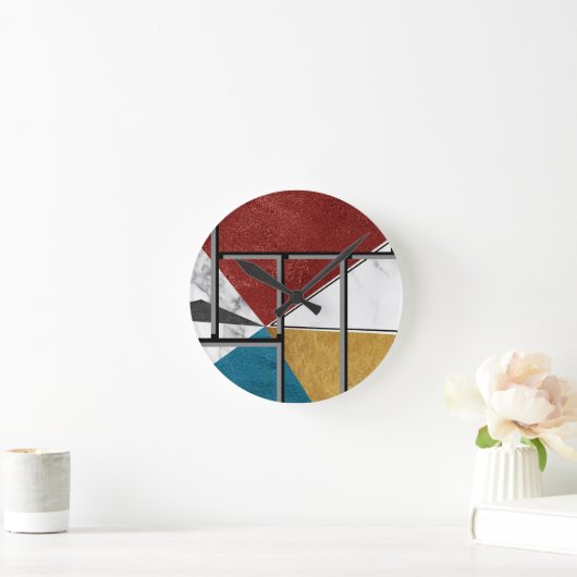 Abstract ラウンド壁時計 (ホーム)