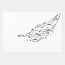 abstract ラッピングペーパーシート