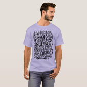 Abstract 100813 - ブラック tシャツ (正面フル)