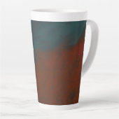 Abstract 1: reds and blues カフェラテマグ (右アングル)
