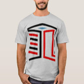 Abstract 3d Geometric Cube Design  Tシャツ (正面)