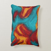 Abstract 3D Oil Painting アクセントクッション (裏面(縦))
