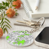 Abstract acrylic keychain キーホルダー (正面右)