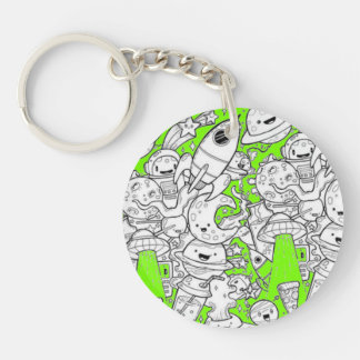 Abstract acrylic keychain キーホルダー