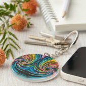 Abstract acrylic keychain キーホルダー (正面右)