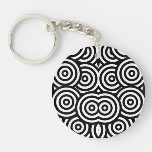 Abstract acrylic keychain キーホルダー (正面)