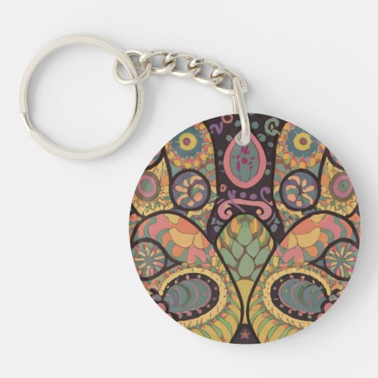 Abstract acrylic keychain キーホルダー (正面)