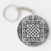 Abstract acrylic keychain キーホルダー (正面)