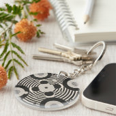 Abstract acrylic keychain キーホルダー (正面右)
