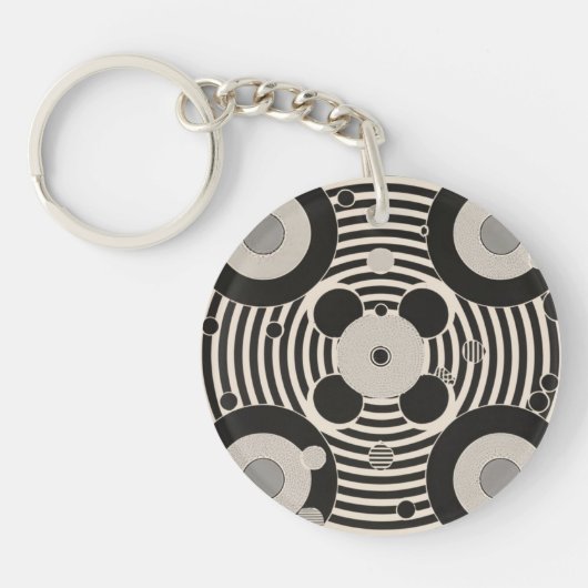 Abstract acrylic keychain キーホルダー (正面)