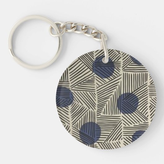 Abstract acrylic keychain キーホルダー (正面)