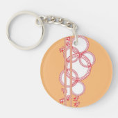 Abstract acrylic keychain キーホルダー (正面)