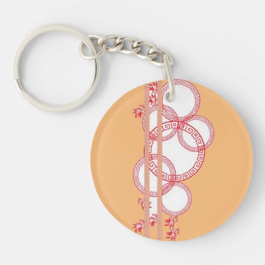 Abstract acrylic keychain キーホルダー (正面)