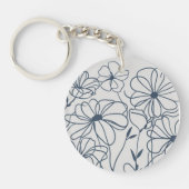 Abstract acrylic keychain キーホルダー (正面)