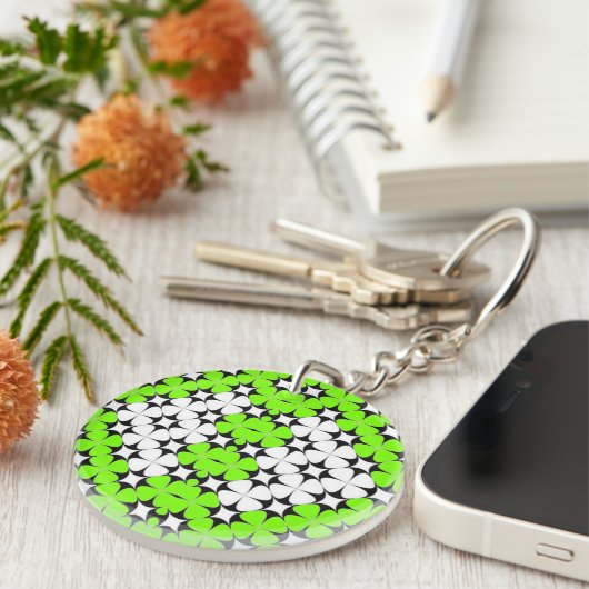Abstract acrylic keychain キーホルダー (正面右)
