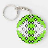 Abstract acrylic keychain キーホルダー (正面)