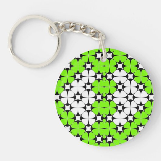 Abstract acrylic keychain キーホルダー (正面)
