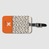 Abstract aesthetic 20s minimal vintage Monogram  ラゲッジタグ (正面横)