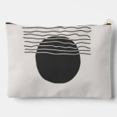 Abstract aesthetic minimal Monogram Modern  アクセサリーポーチ (裏面)