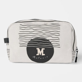 Abstract aesthetic minimal Monogram Modern  ドップキット