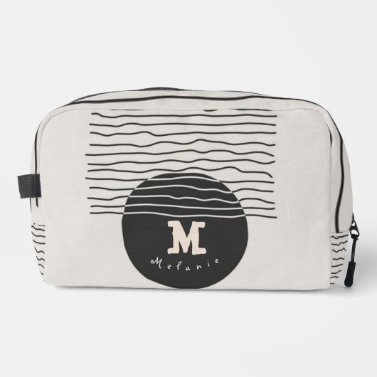 Abstract aesthetic minimal Monogram Modern  ドップキット (正面)