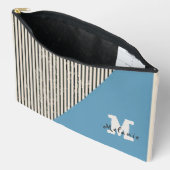 Abstract  aesthetic minimal trendy Monogram  アクセサリーポーチ (見開き)