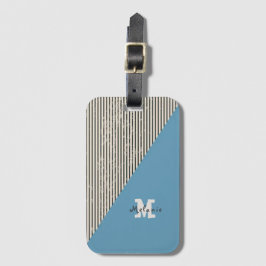Abstract  aesthetic minimal trendy Monogram  ラゲッジタグ