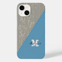 Abstract  aesthetic minimal trendy Monogram  Case-Mate iPhone 14ケース