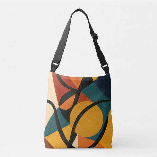 Abstract African Tote クロスボディバッグ (正面)