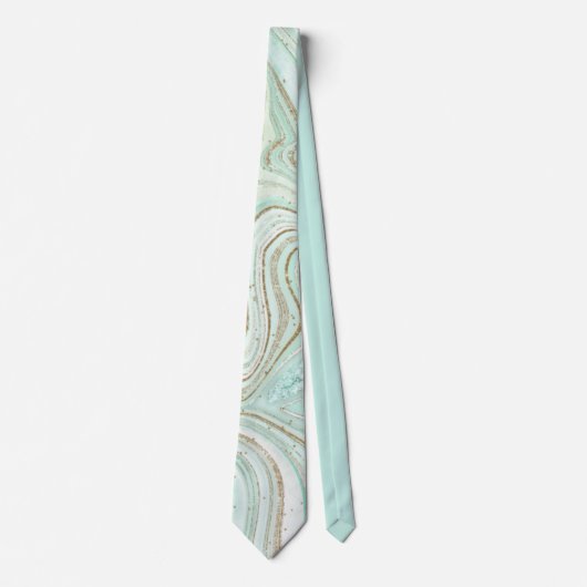 Abstract Agate Mint ID827 ネクタイ (正面)