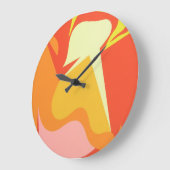 Abstract Alien Radiance Wall Clock ラージ壁時計 (傾斜)