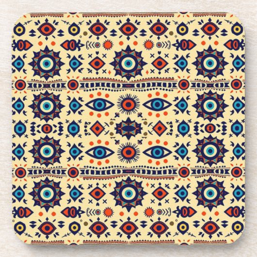 Abstract All-Seeing Eye Magical Pattern  コースター (正面)