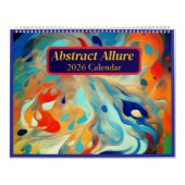 Abstract Allure 2026 Art Calendar カレンダー (カバー)