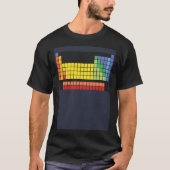 Abstract and colourful periodic table tシャツ (正面)