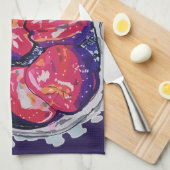 Abstract Apples キッチンタオル (四つ折り)