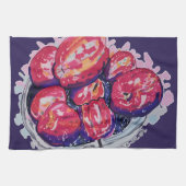 Abstract Apples キッチンタオル (横)