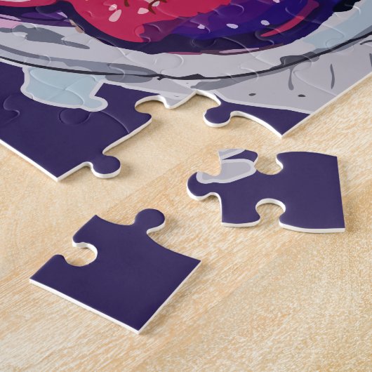 Abstract Apples ジグソーパズル (側面)