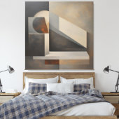 Abstract Architecture キャンバスプリント (インサイチュ (寝室))