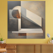 Abstract Architecture キャンバスプリント (インサイチュ (リビング))