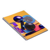 Abstract arrangement with colorful spheres ノートブック (右側)