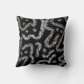 Abstract Arrow Grunge Pattern And Soft Pastels クッション (裏面)