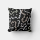 Abstract Arrow Grunge Pattern And Soft Pastels クッション (正面)