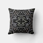 Abstract Arrow Grunge Pattern And Soft Pastels クッション (裏面)