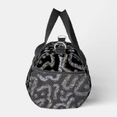 Abstract Arrow Grunge Pattern And Soft Pastels ダッフルバッグ (右)