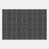 Abstract Arrow Grunge Pattern And Soft Pastels ラッピングペーパーシート (正面3)