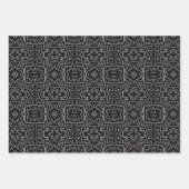 Abstract Arrow Grunge Pattern And Soft Pastels ラッピングペーパーシート (正面)