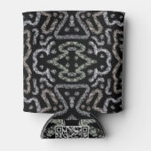 Abstract Arrow Grunge Pattern And Soft Pastels 缶クーラー (正面)