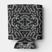 Abstract Arrow Grunge Pattern And Soft Pastels 缶クーラー (裏面)